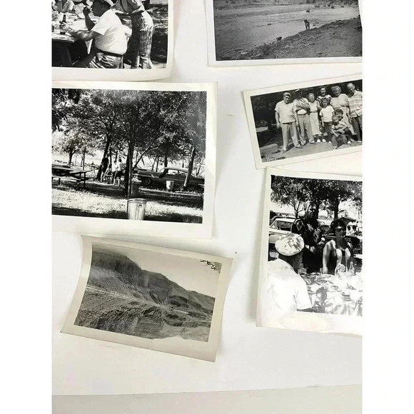 Antique Lot of 16 B&W Photographs 1950s Travel Snapshots Estate Find OOAK - Picture 9 of 13